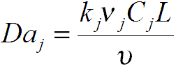 Уравнение кинетики реакции кислоты с минералом