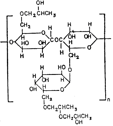 химическая формула гидроксипропилгуара гпг